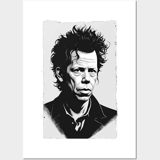 Tom Waits Wall Art by Moulezitouna